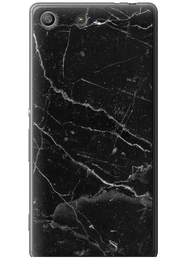 Силиконовый чехол 'Черный мрамор v2' для Endorphone Sony Xperia M5 E5633 (317352407)