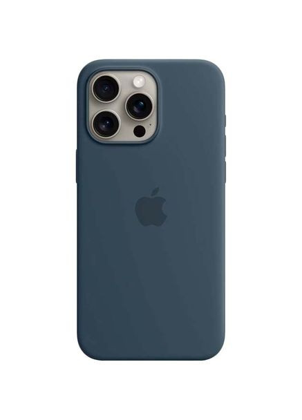 Чехол для iPhone 15 Pro Max Silicone Case с MagSafe Storm Blue (MT1P3ZM/A) Apple (316696618)
