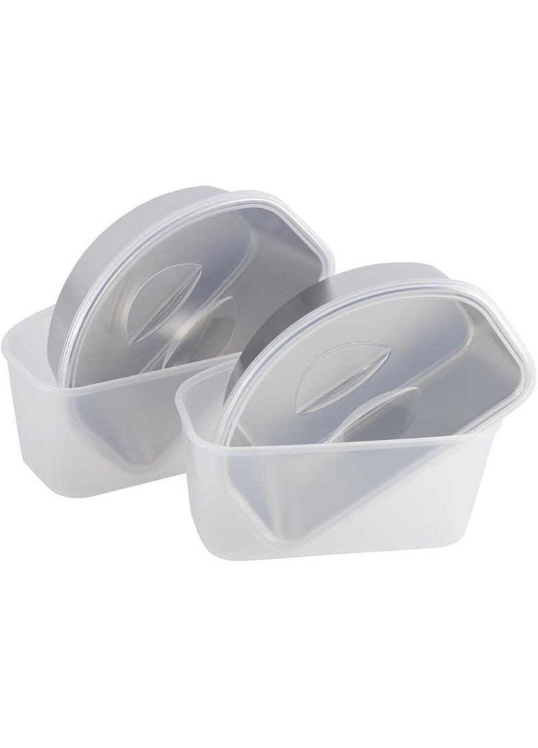 Ланч-бокс Snack 750мл, пластик і нержавіюча сталь, рожевий Kamille (330018473)