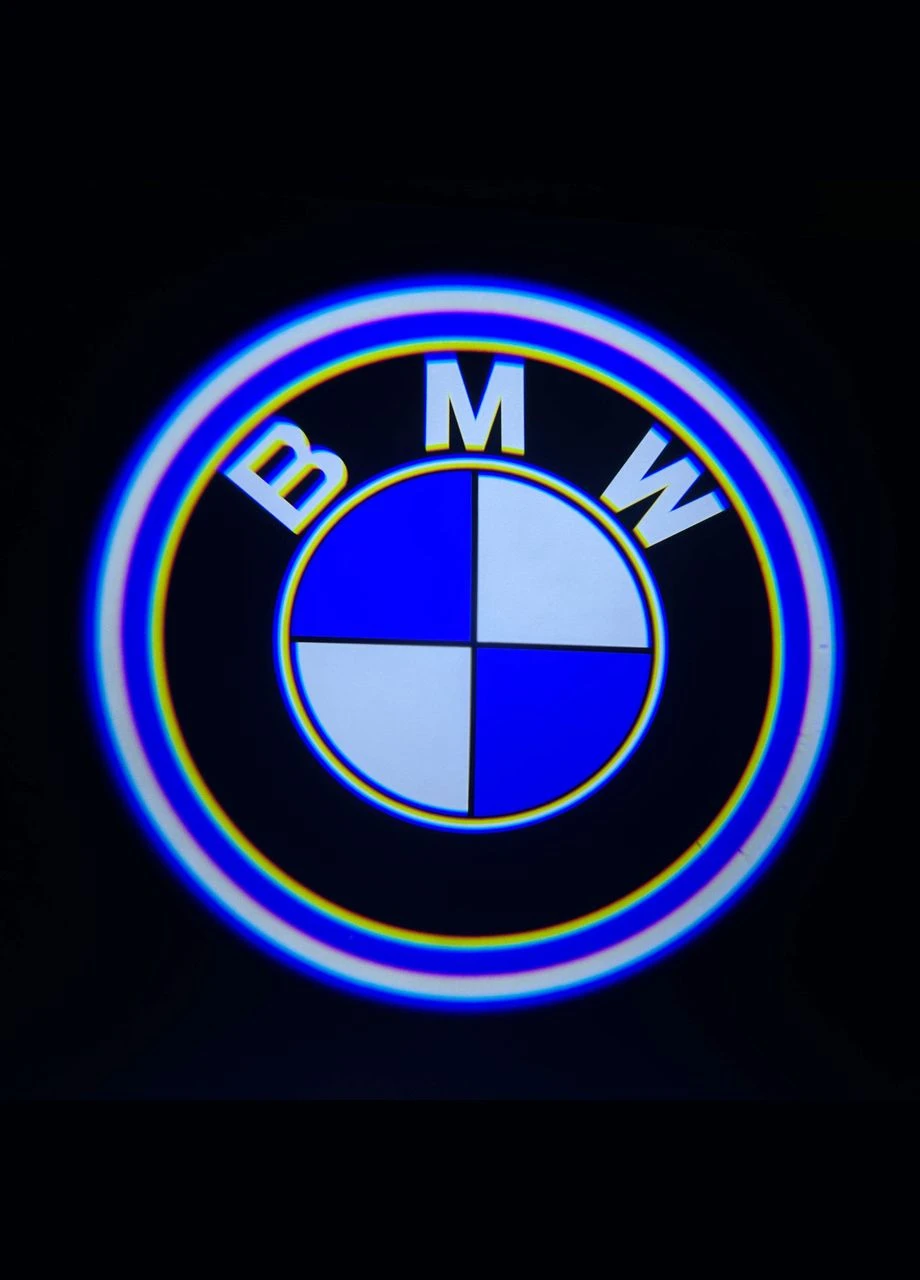 Логотип подсветка дверей Lazer door logo light E39 E53 Линза стекло HD изображение, PREMIUM BMW (387428555)
