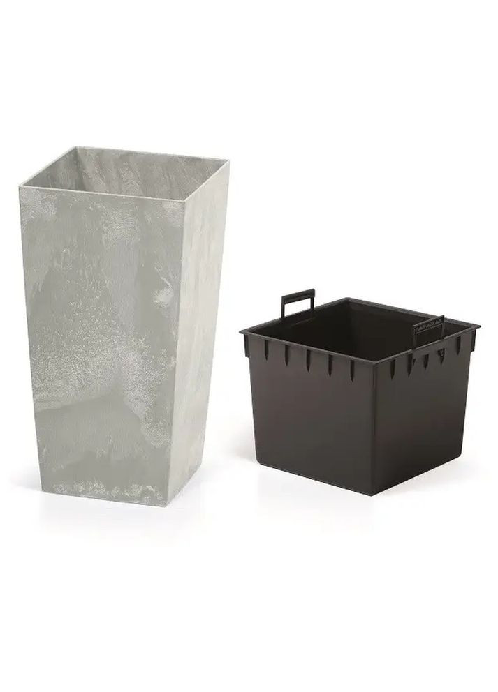 Горшок для растений Urbi Square Beton 16,3 л 5905197266831 Prosperplast (316627449)
