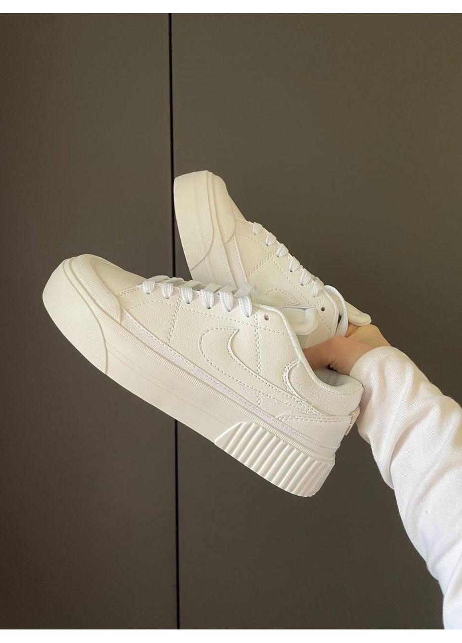 Білі Осінні кросівки чоловічі nike court legacy white найк коурт легасі No Brand