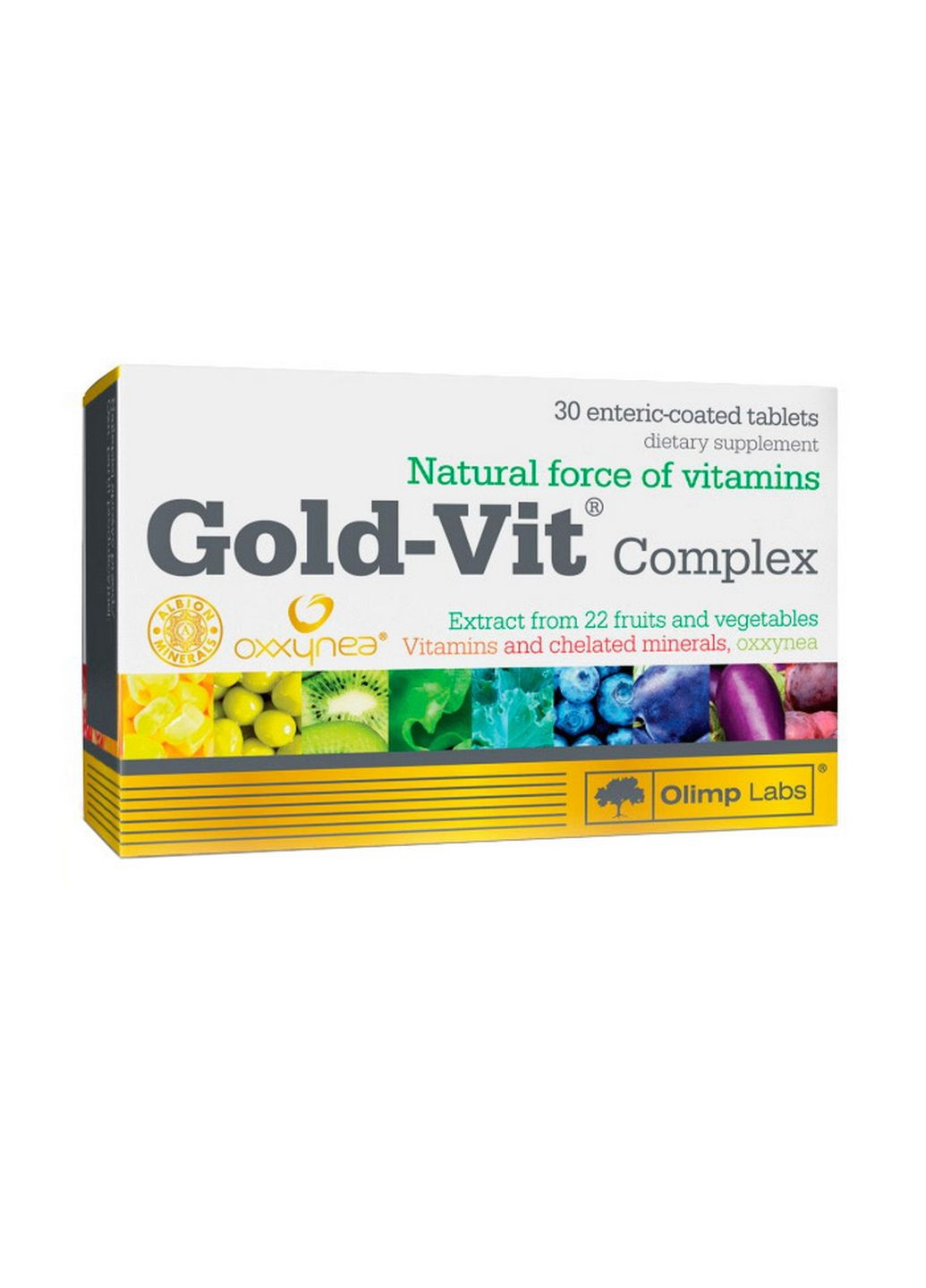 Витамины и минералы Gold-Vit Complex, 30 таблеток Olimp (293341241)