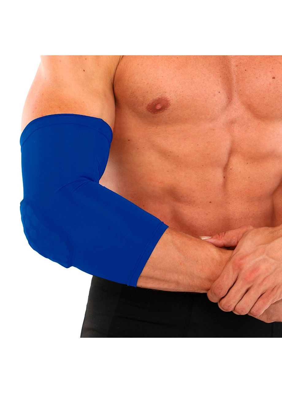Нарукавник компрессионный (1шт) (рукав для спорта) 3068 (3068_Синий_L) SP-Sport (361438504)