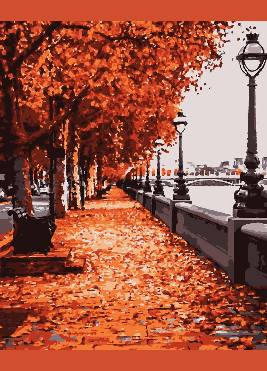 Картини за номерами "Осінь в Лондоні" 50*60 см No Brand (312549103)