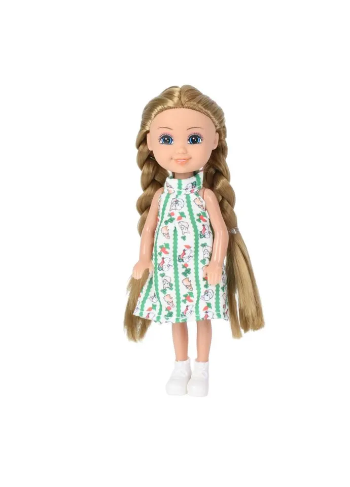 Детский игровой набор с куклой 618-18, 3 кролика, морковь, аксессуары Bambi (395716142)