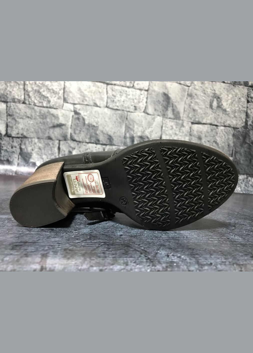 Осенние кожаные женские демисезонные ботинки,, германия Tamaris