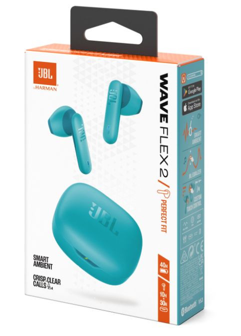 Гарнитура WAVE FLEX 2 Blue (JBLWFLEX2BLU) (7065574) JBL (314974961)