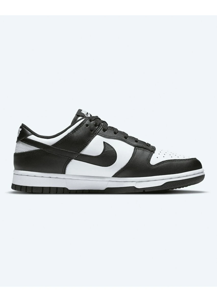 Черно-белые кроссовки dunk low retro Nike