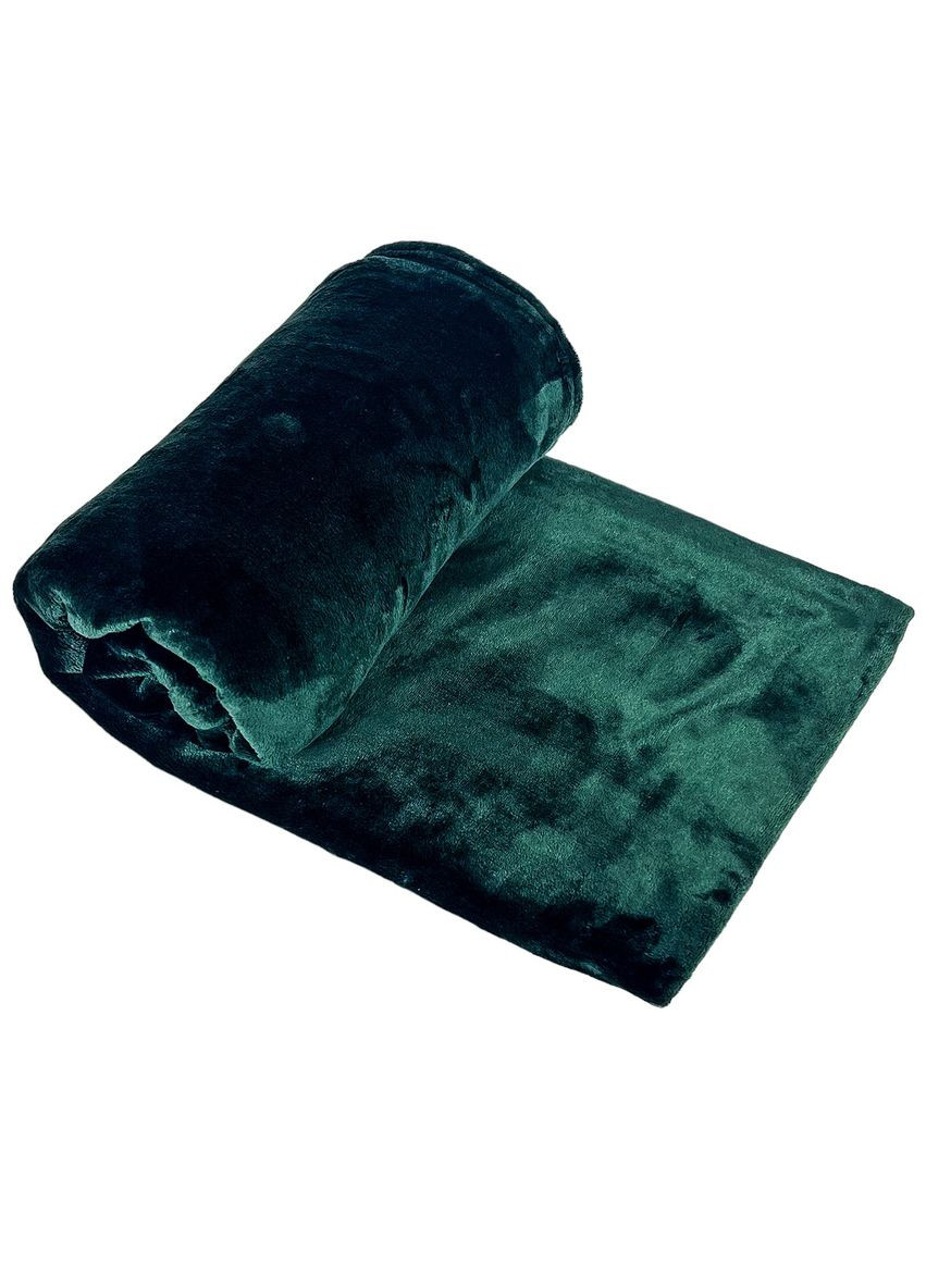 Плед Manner велсофт 150х200 см 300 гм2 Dark Green (94326222) Emily (292653223)
