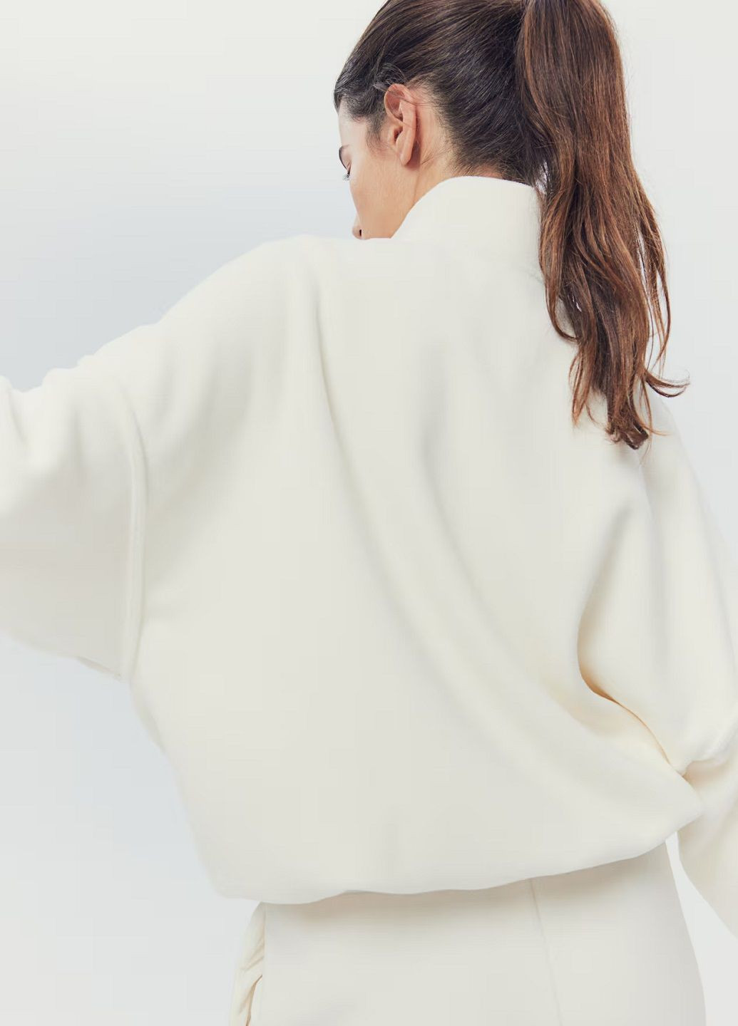 Молочна демісезонна куртка H&M