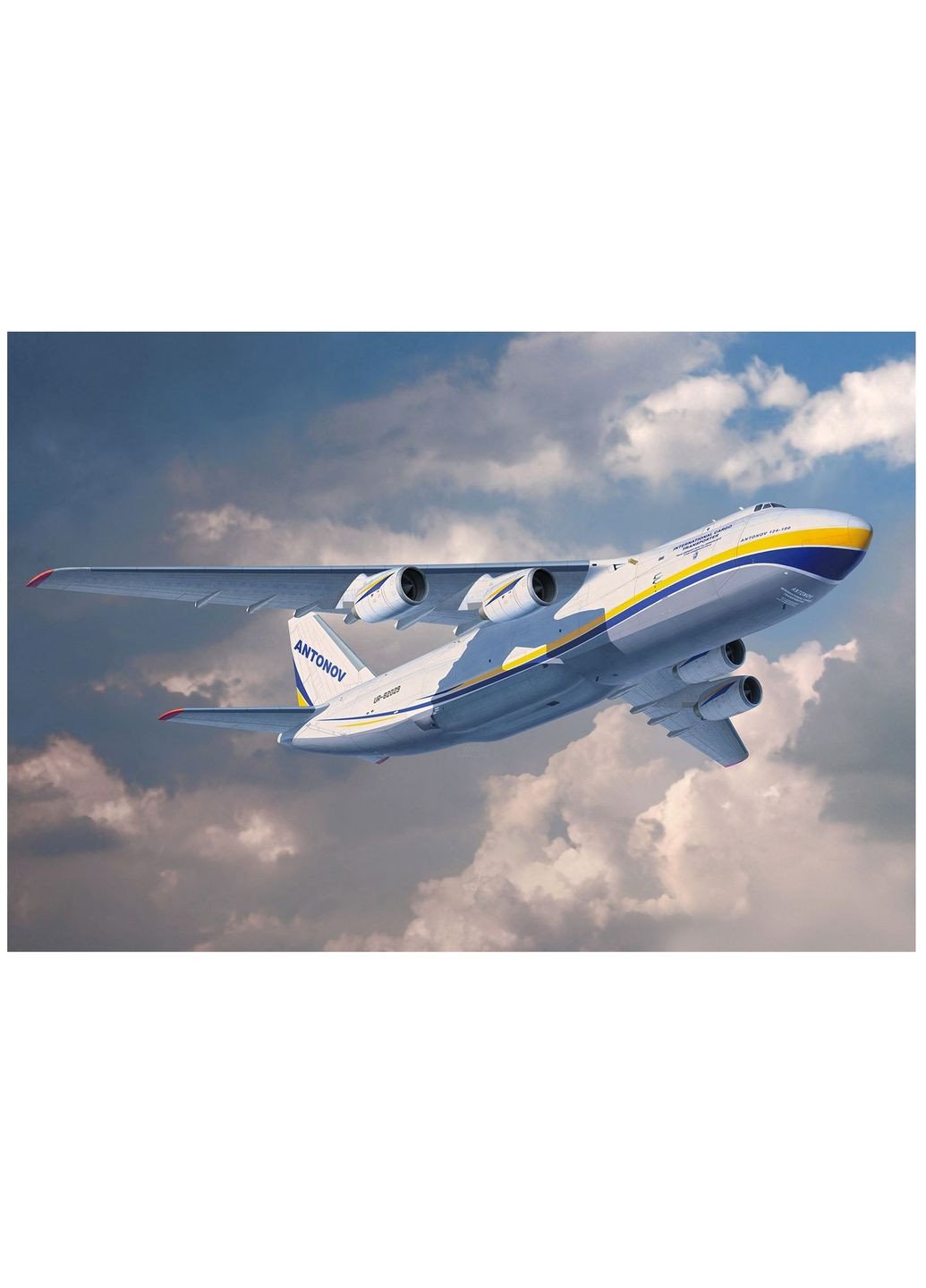 Сборная модель Грузовой самолет АН124 Руслан уровень 5 масштаб 1:144 (RVL-03807) Revell _03807 (315402955)