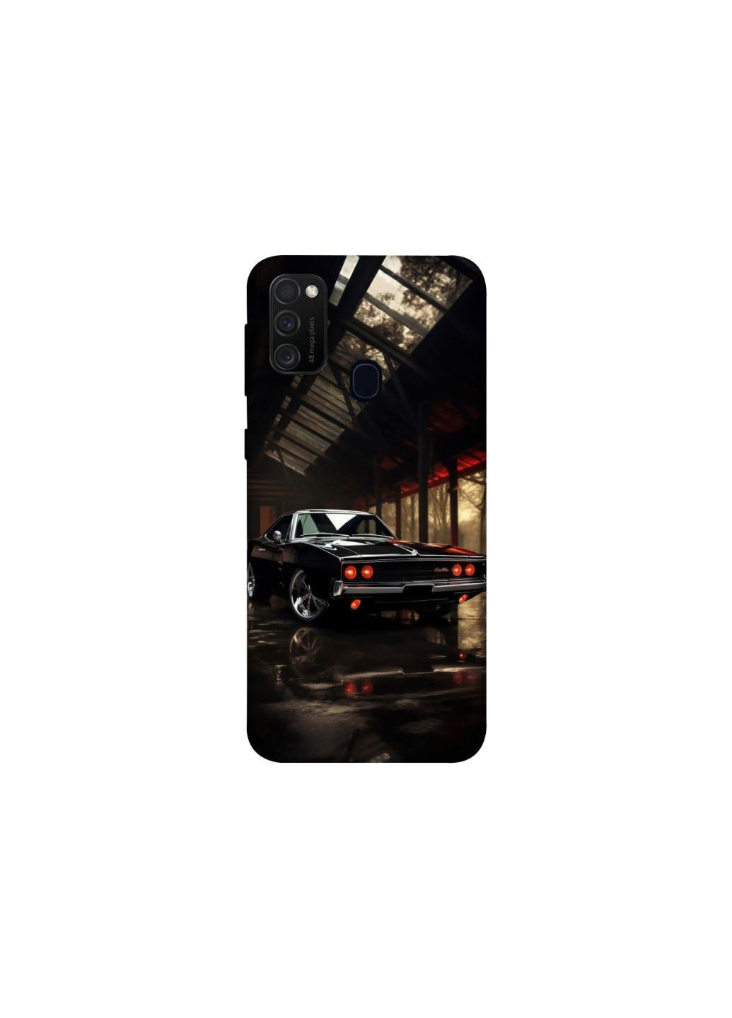 Чехол на Samsung Galaxy M21 Black classic car Frontalka (355316510)