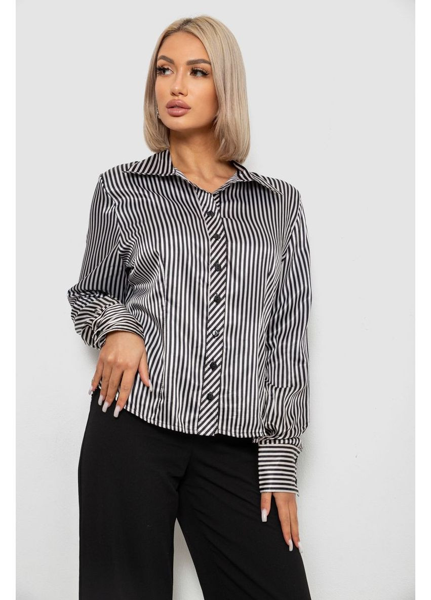 Черно-белая рубашка Ager