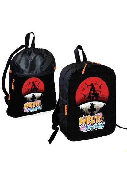 Школьный рюкзак детский Аниме Наруто + Сумка для обуви спортивной формы рюкзак-мешок для мальчика (2096) (1330368) Brand (368865353)