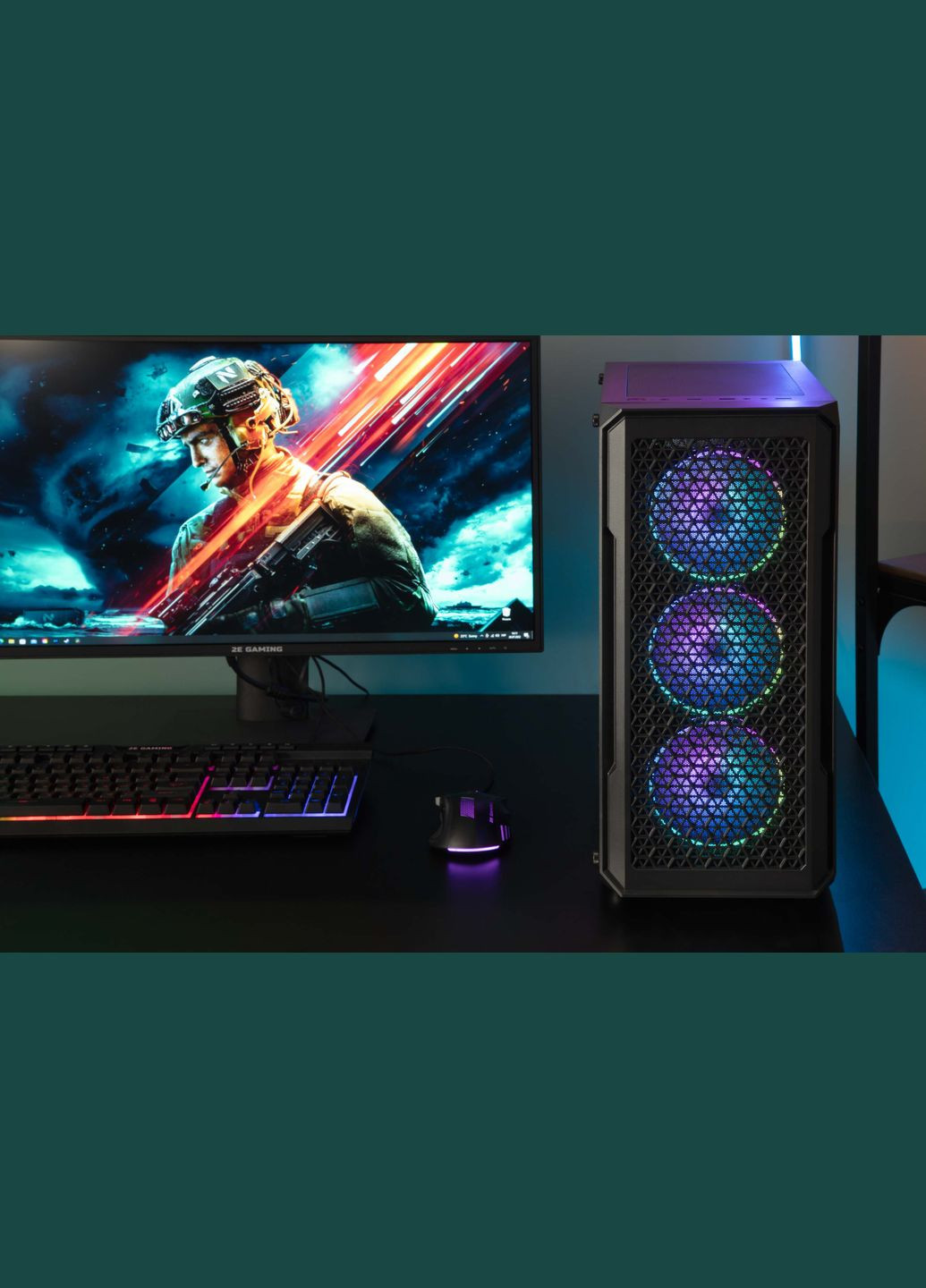 Комп’ютер персональний Complex Gaming AMD R5-5500, 16Gb, F500GB, NVD3050-8, B550, G338, 550W, FreeDos 2E (316391001)