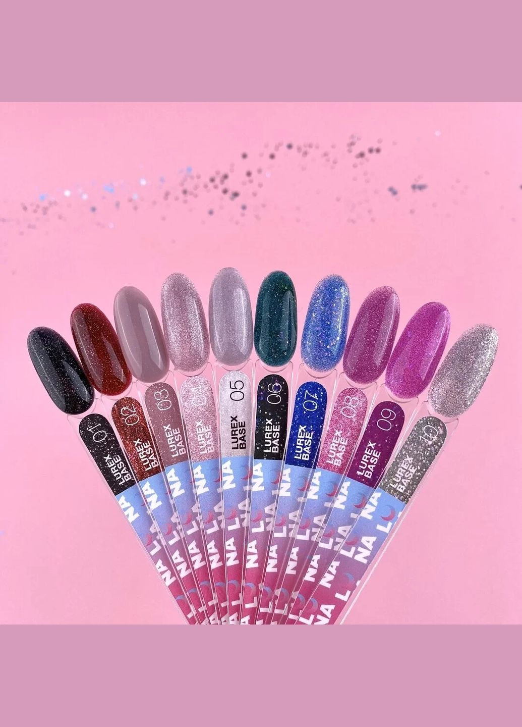 Камуфлирующая светоотражающая база Moon Lurex Base №14, 13 мл Luna (308070655)