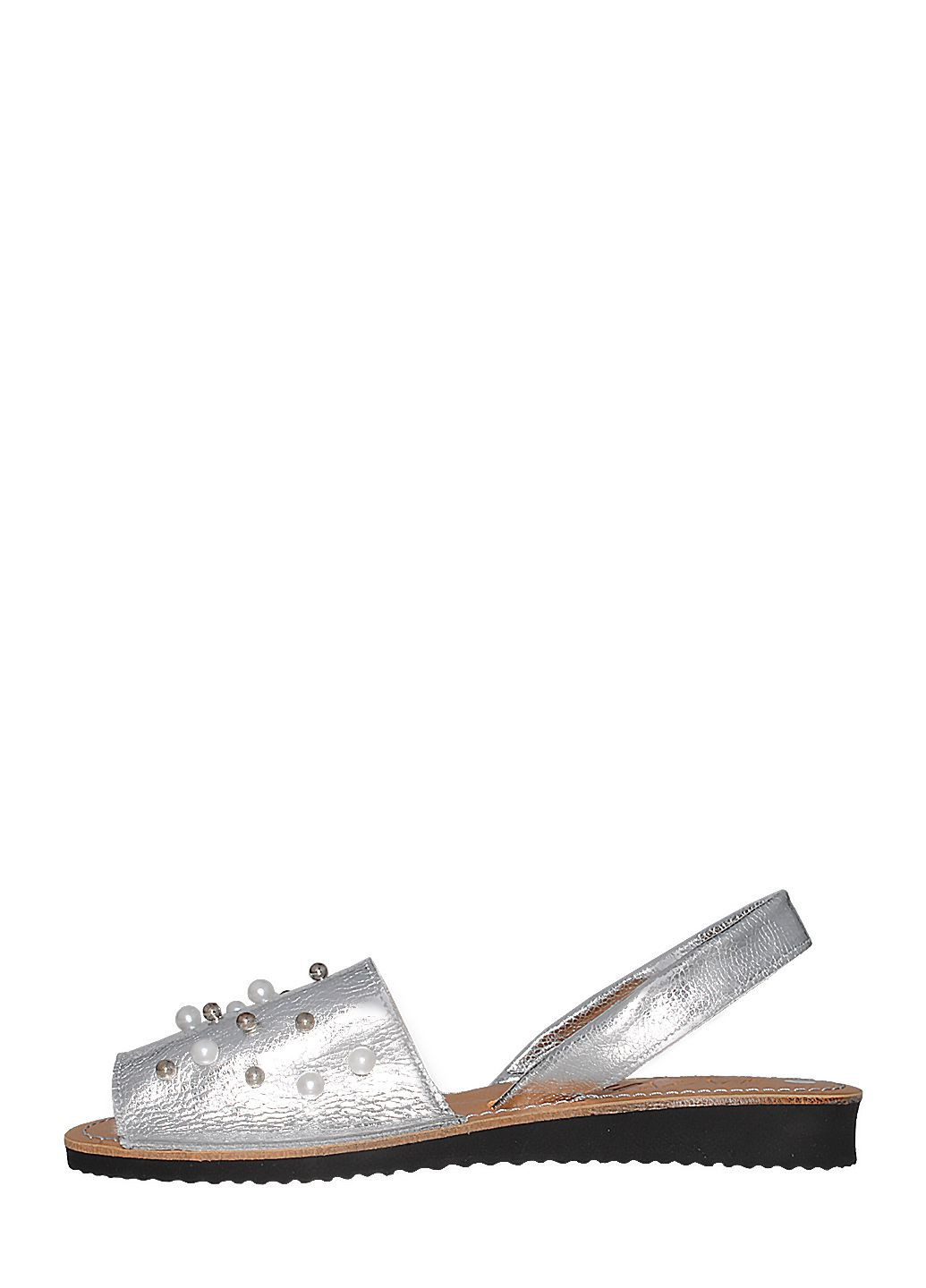 Золотые босоножки r040 серебряный KSM