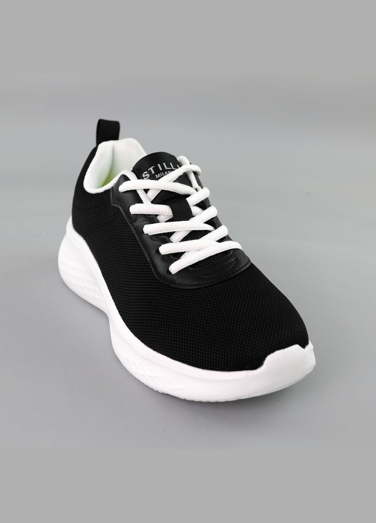 Кроссовки женские сетка Stilli чёрные (329787082)