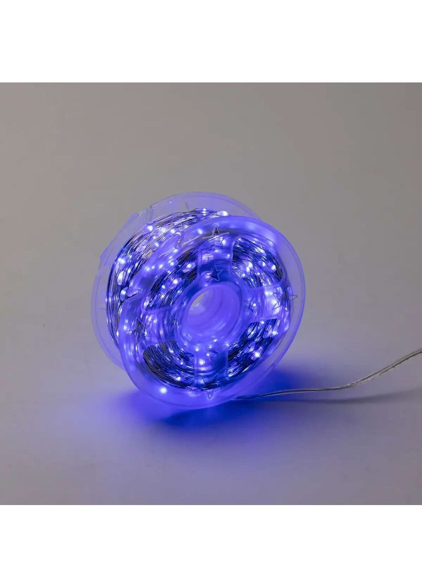 Гирлянда Роса нить 1000 LED длина 100 м от сети, синий GarlandoPro 1000L100MWBL No Brand (366830684)