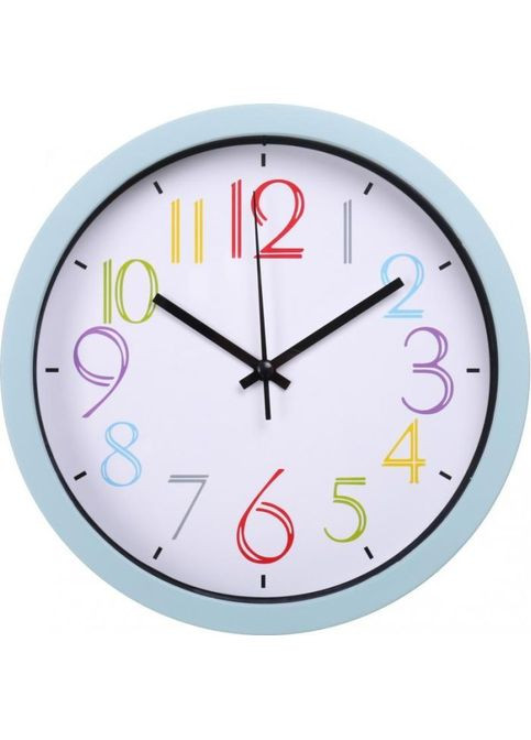 Настінний годинник Rainbow пластиковий, білий (O52095) Optima Rainbow пластиковий, білий (356149782)