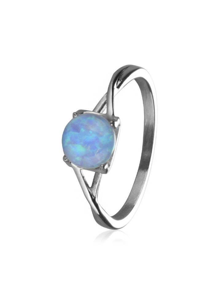 Кольцо из стали R-Z0406-06 сверхтонкое с камнем (Размер 6 США (наш )) WellDone (333698686)