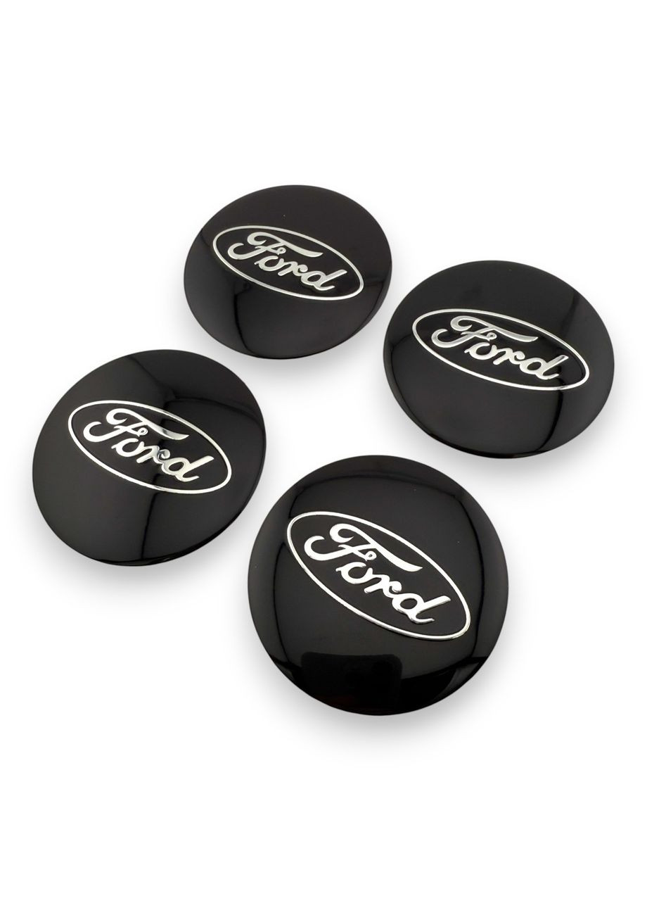 Наклейки з логотипом Ford Форд 60 мм алюмінієві 4 штуки. No Brand (364957866)