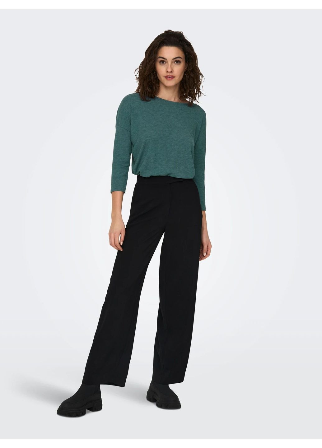 Лонгслив,темно-бирюзовый, Only (360723787)