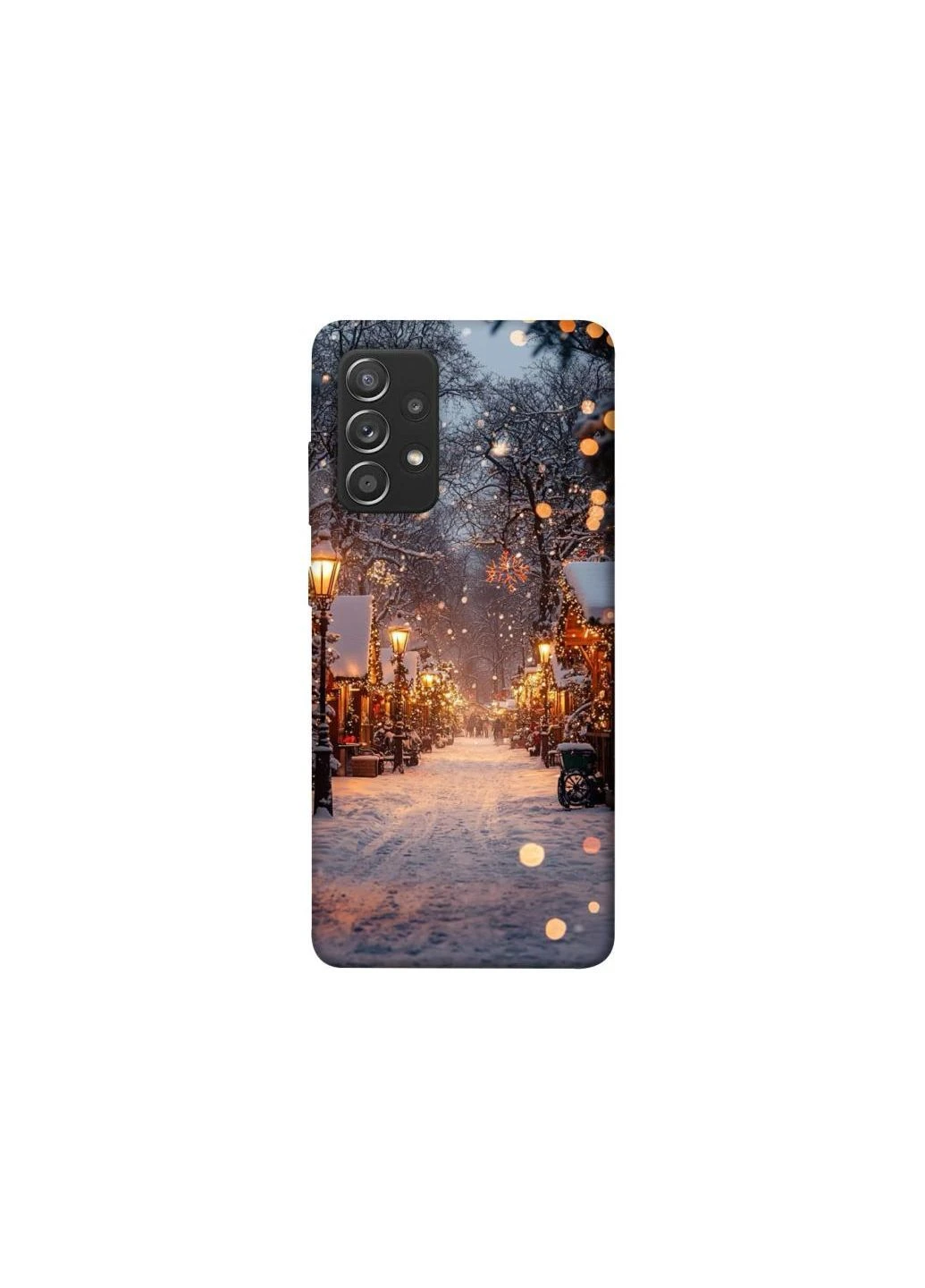 Чехол на Samsung Galaxy A52 4G / A52 5G Новогодний v50 Frontalka (375719584)