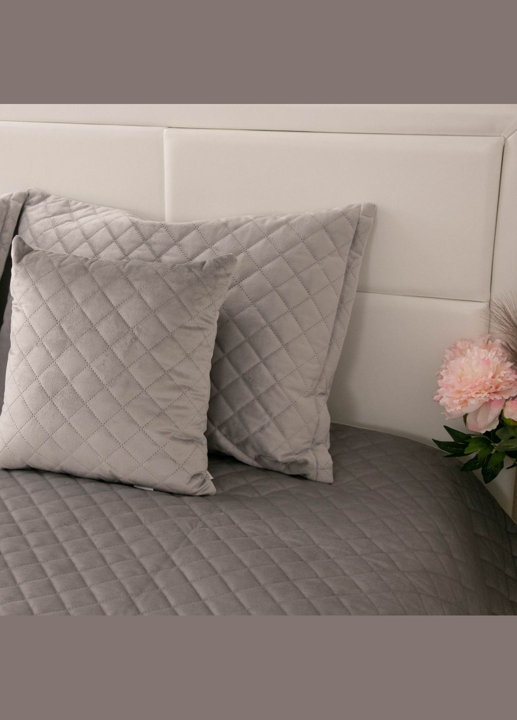 Покрывало VeLour 150х220 "Grey ромб" Руно (301026629)