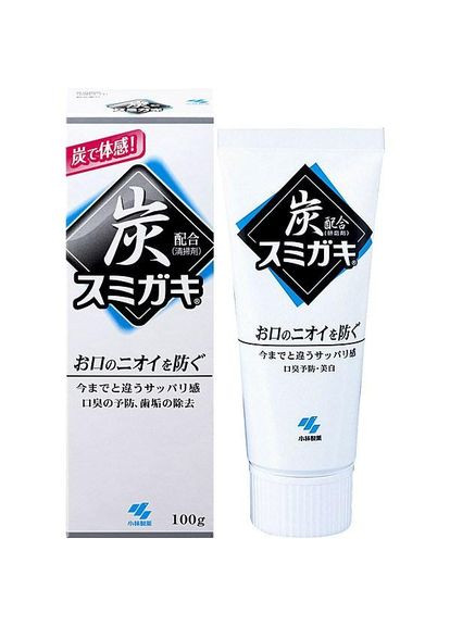 KOBAYASHI Sumigaki зубная паста с древесным углем 100 гр Kobayashi Pharmaceutical (307090793)