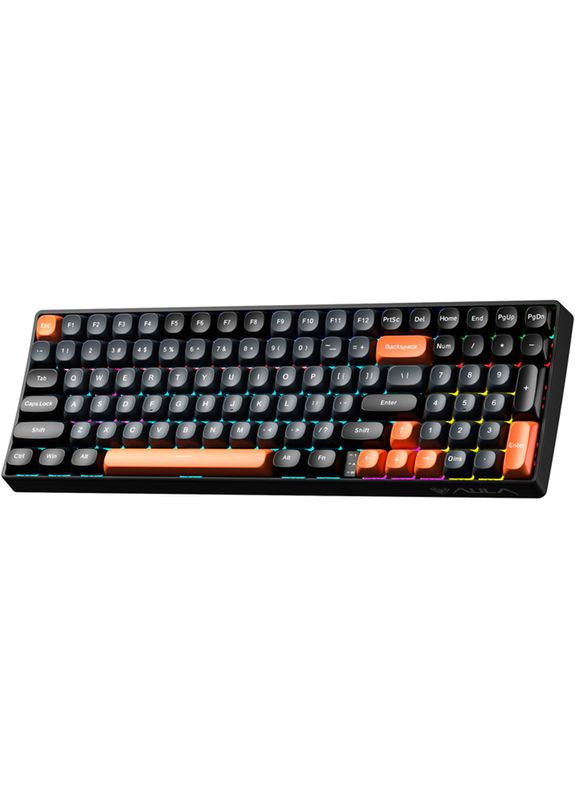 Клавіатура S100 Wired Keyboard Brown Switch Black EN/UA (6948391203157) Aula (363837342)
