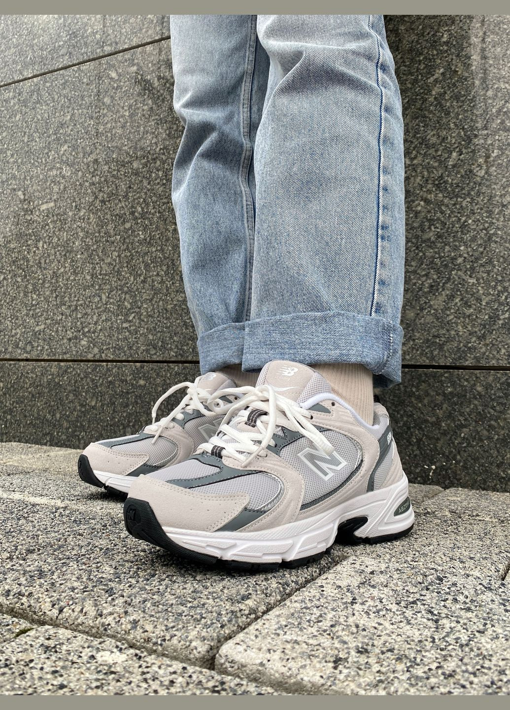 Кросівки жіночі і чоловічі New Balance 530 grey | Нью Беланс 530 сірі No Brand сірі демісезони (316506717)