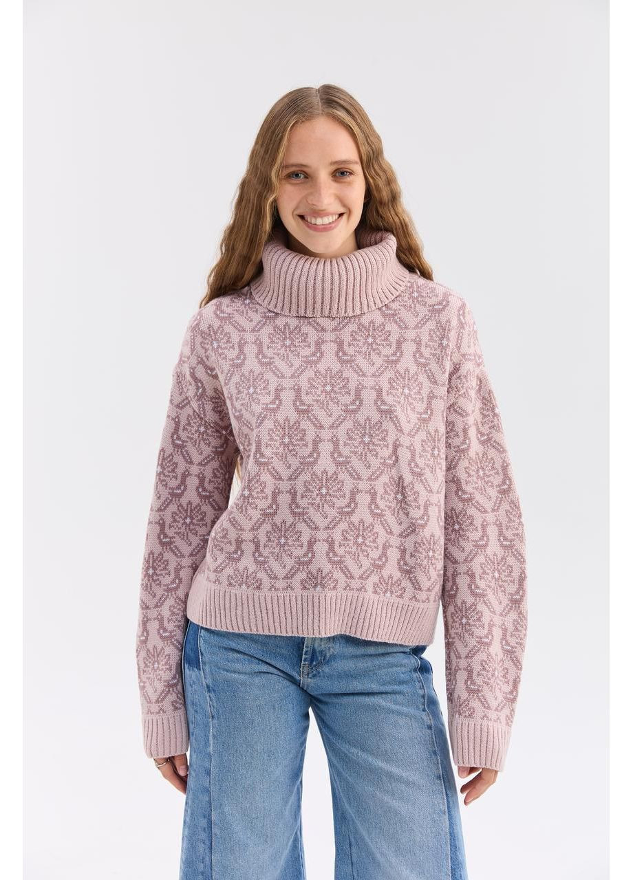 Пудровий демісезонний светр "мар'яна" MEREZHKA