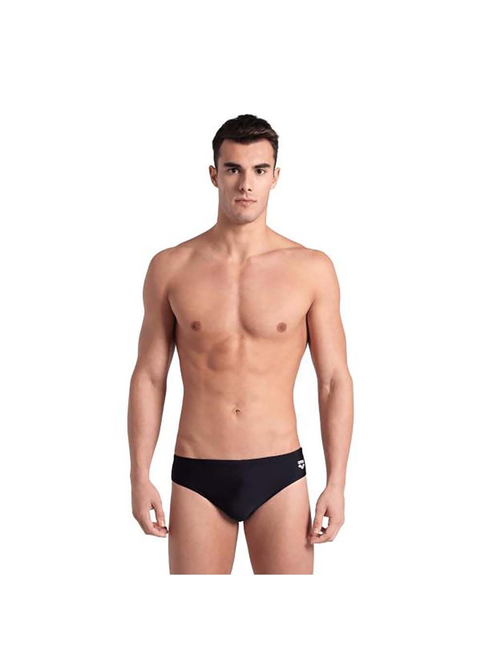 Мужские черные мужские плавки-слипы icons swim briefs solid черный Arena