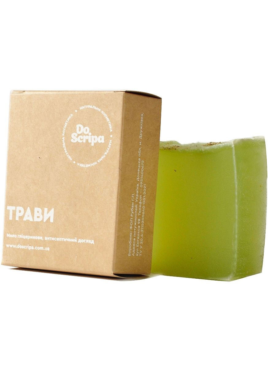 Мыло глицериновое "Травы" 100g (1012002-41531) Do Scripa (368609006)