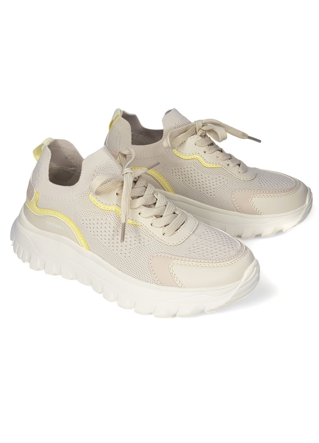 Весняні кросівки Crosby бежеві літо (282932626)