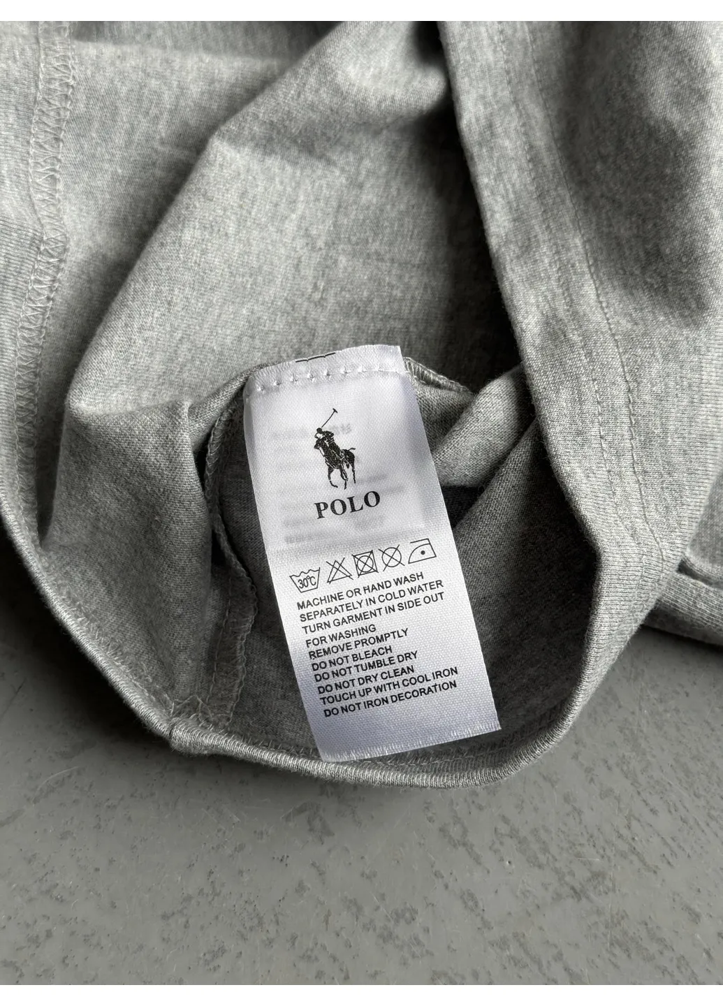 Футболка світло сіра поло чоловіча однотонна з логотипом U.. Polo Stone Island - (409177204)