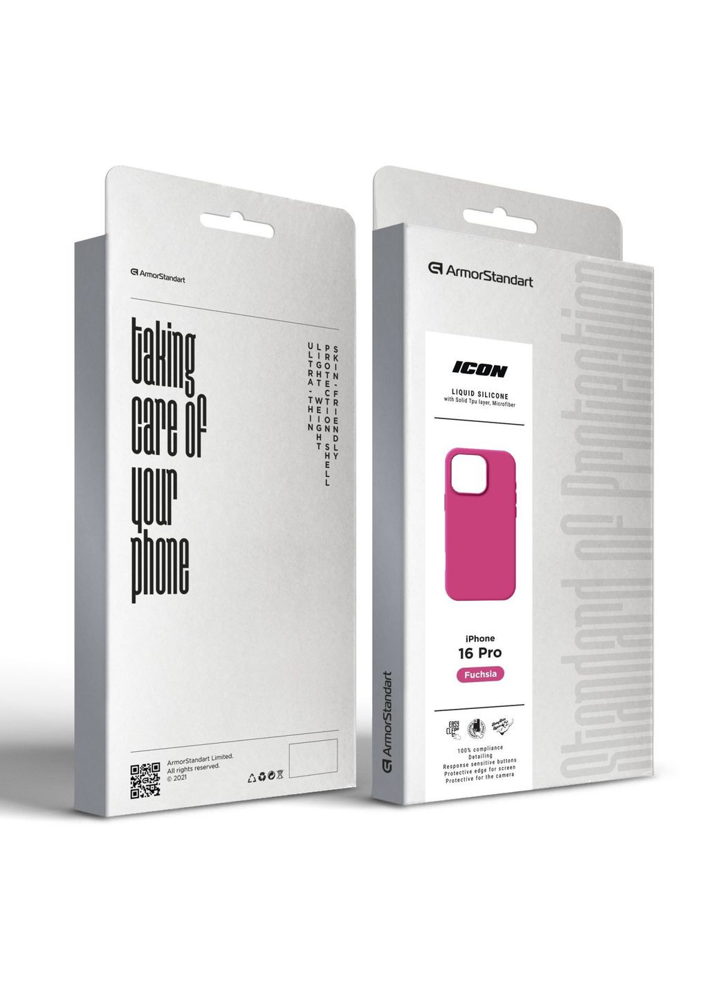 Чохол до мобільного телефона (ARM81319) ArmorStandart ICON2 MagSafe Apple iPhone 16 Pro Fuchsia (326592344)