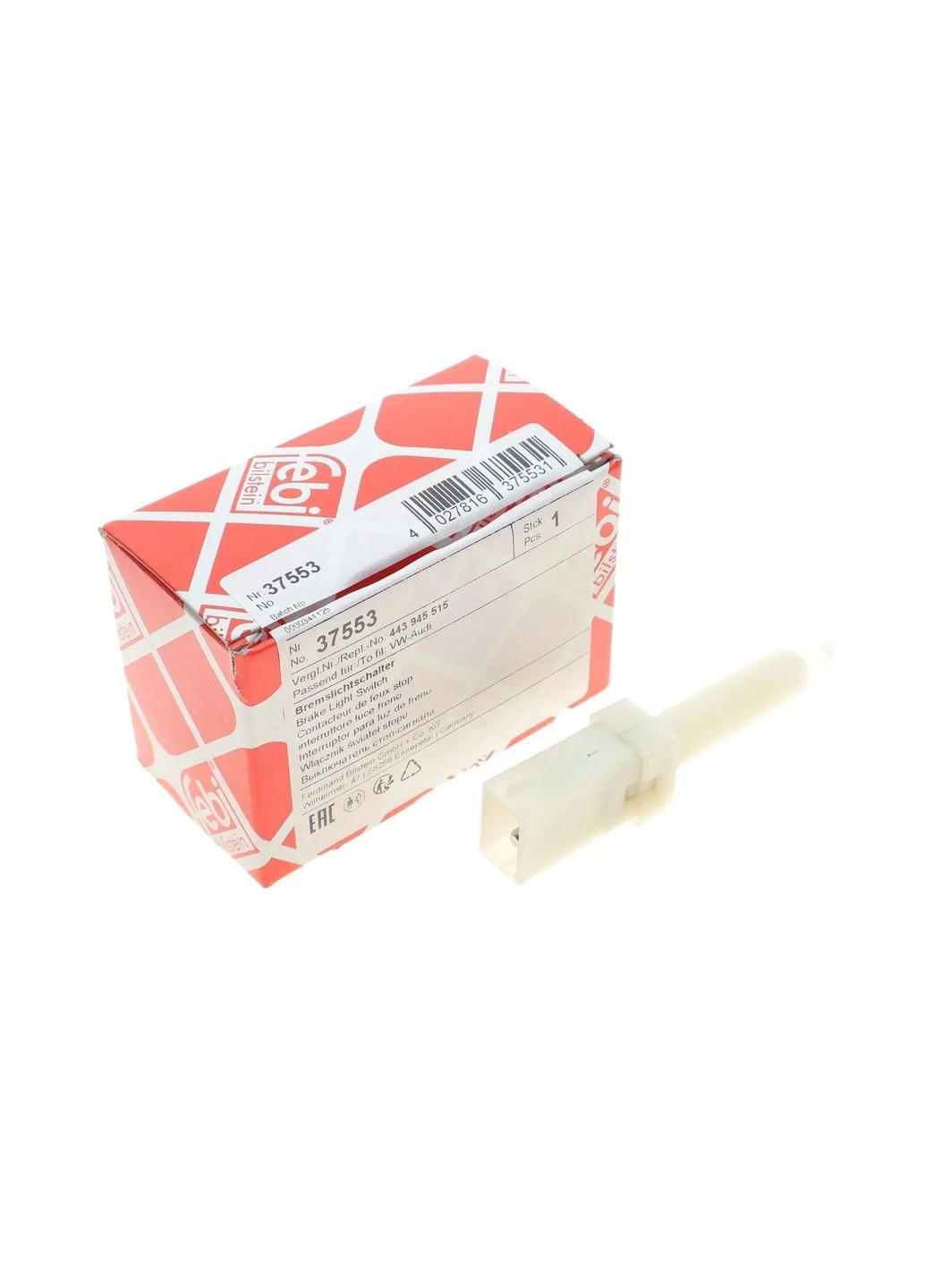 Датчик педалі гальма Audi 80/A4/A6/A8 83-05 37553 UA63 Febi Bilstein (340413670)