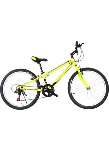 Велосипед Pegas 24" 11" Неоновий жовтий-Чорний Crossbike (369783515)