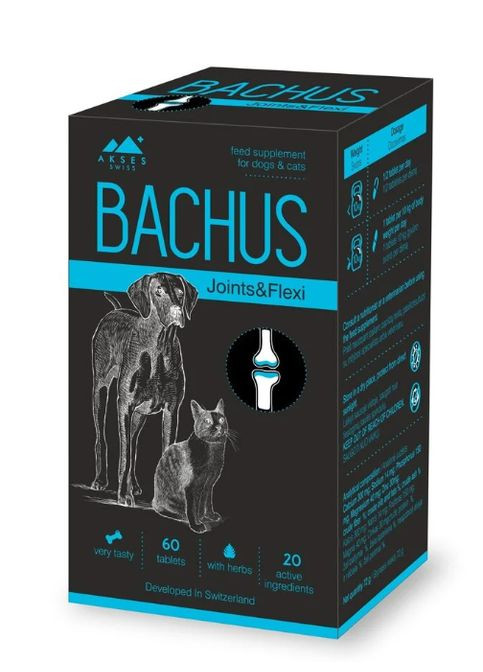 Витамины для собак и котов Bachus Joints&Flexi для улучшения состояния суставов ЦЕНА ЗА 1 ТАБЛ. Akses Swiss (272611496)