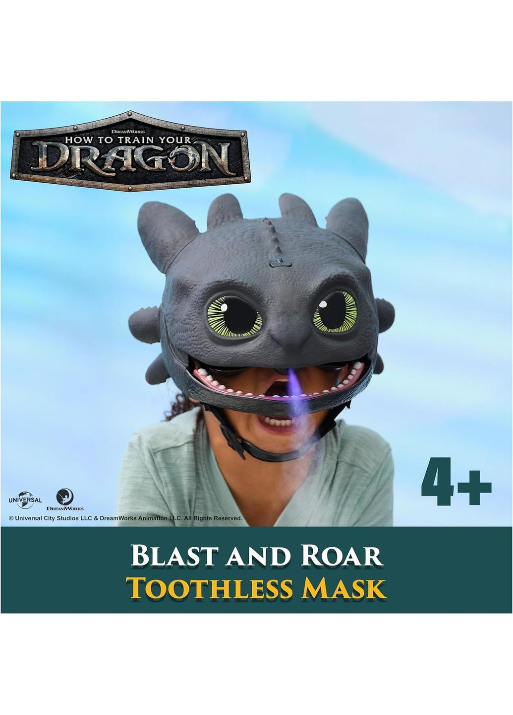 Игрушка интерактивная Dreamworks Dragons Как укротить дракона Маска Беззубик (SM66677/6072832) Spin Master (367191301)
