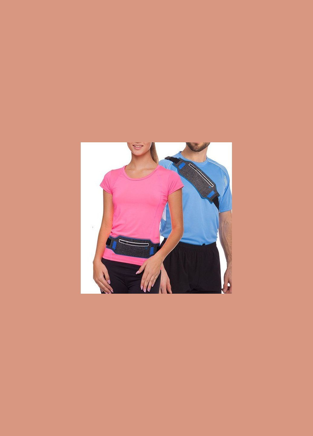 Ремень-сумка спортивная для бега и велопрогулки 10500A, (39508042) FDSO (322732220)