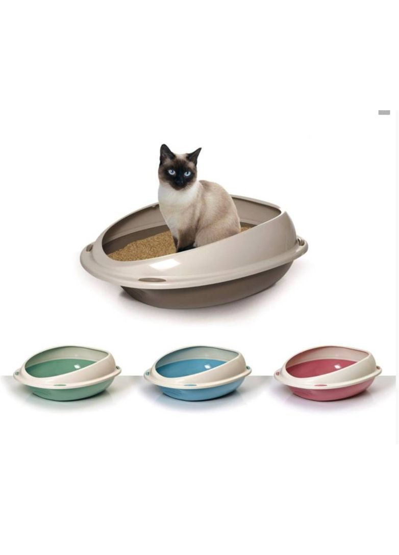 Туалет открытый для котов с рамкой Shuttle 45x36x15,5 см (8016040105300) Georplast (327055017)