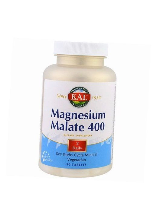Магний Малат, Magnesium Malate 400, 90таб (36424007) KAL (293257232)