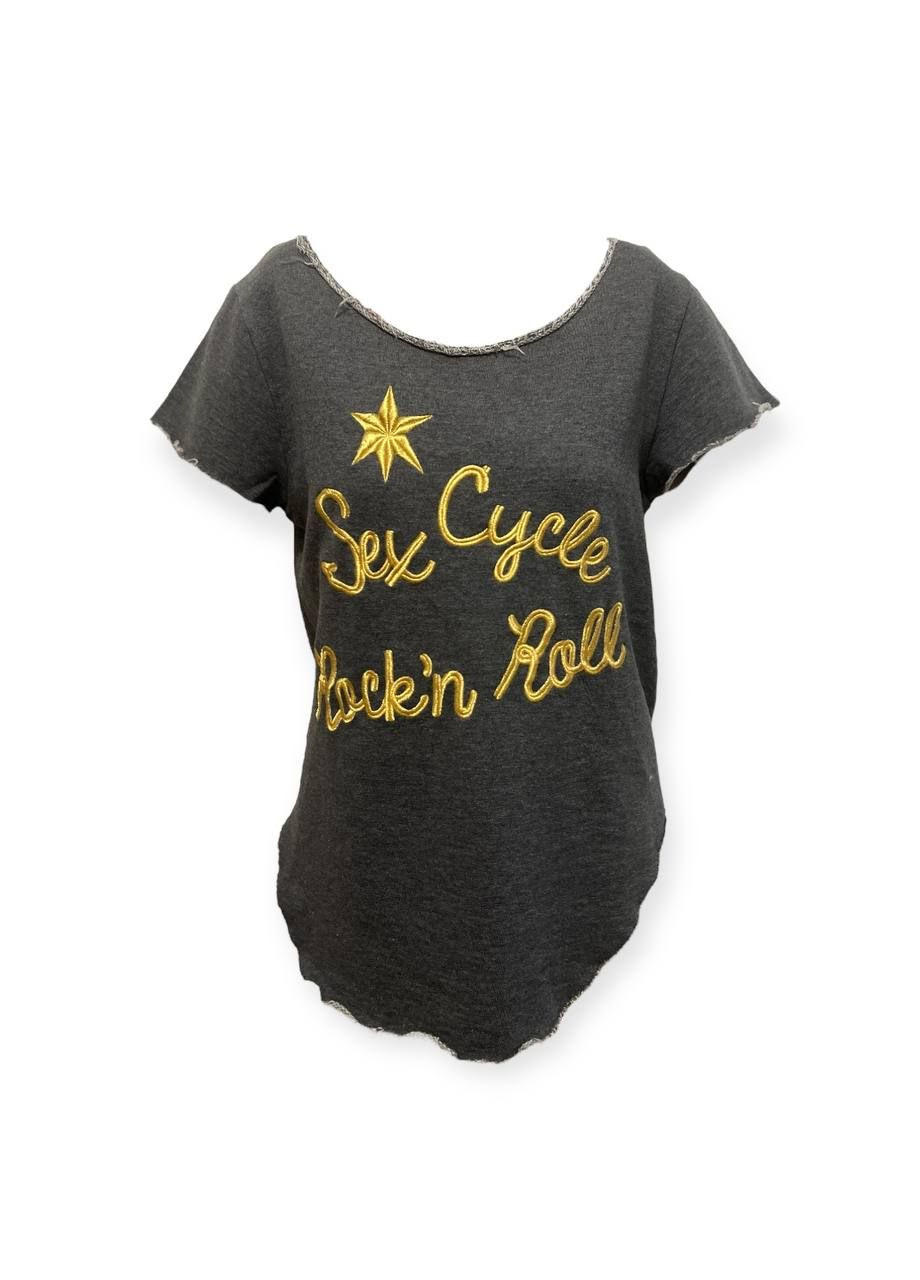 Футболка Сірий Cycle - (325699697)