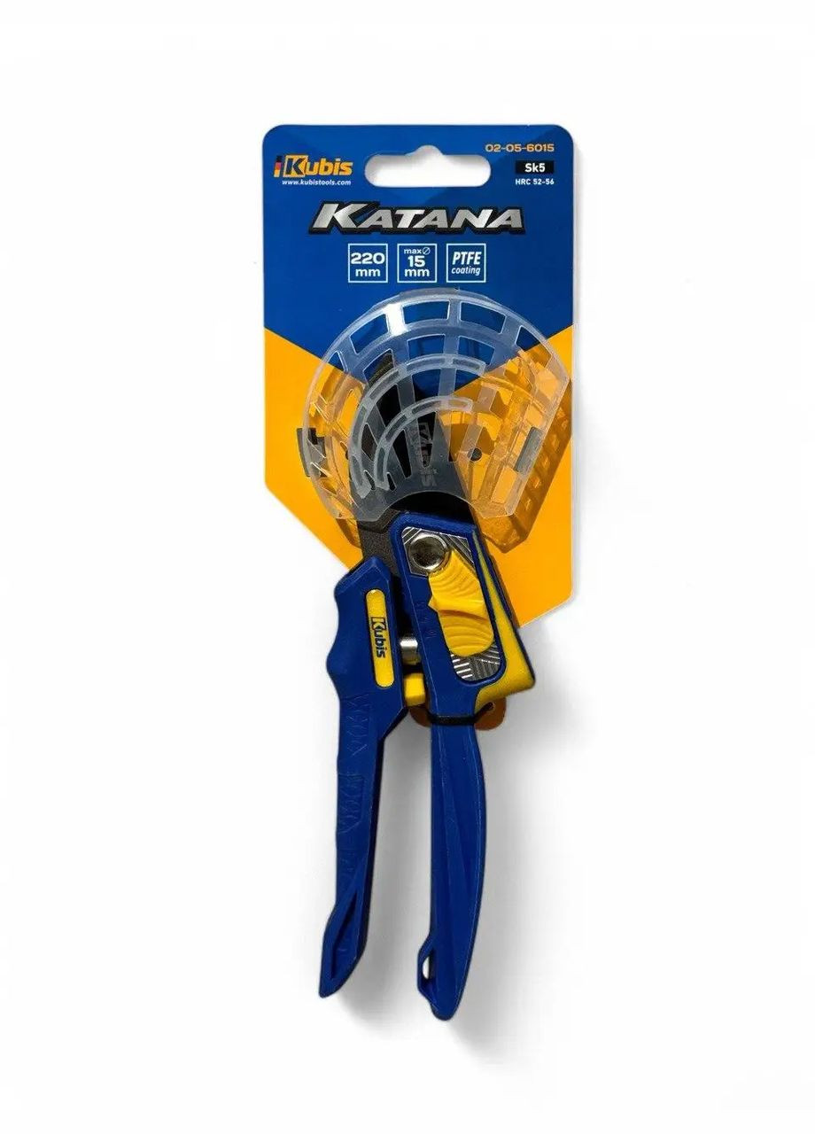 Секатор садовый KATANA 210 мм, срез 15 мм (02-05-6015) Kubis (348357141)