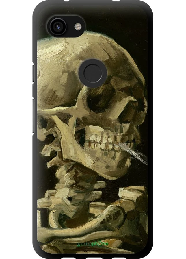 Чохол на Google Pixel 3a Вінсент Ван Гог. Череп "5544b-1700-70447" Endorphone (387720171)