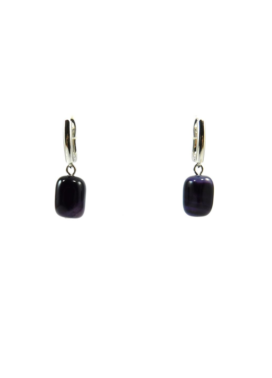 Эксклюзивные серьги Агат бочка Fursa fashion (315590589)